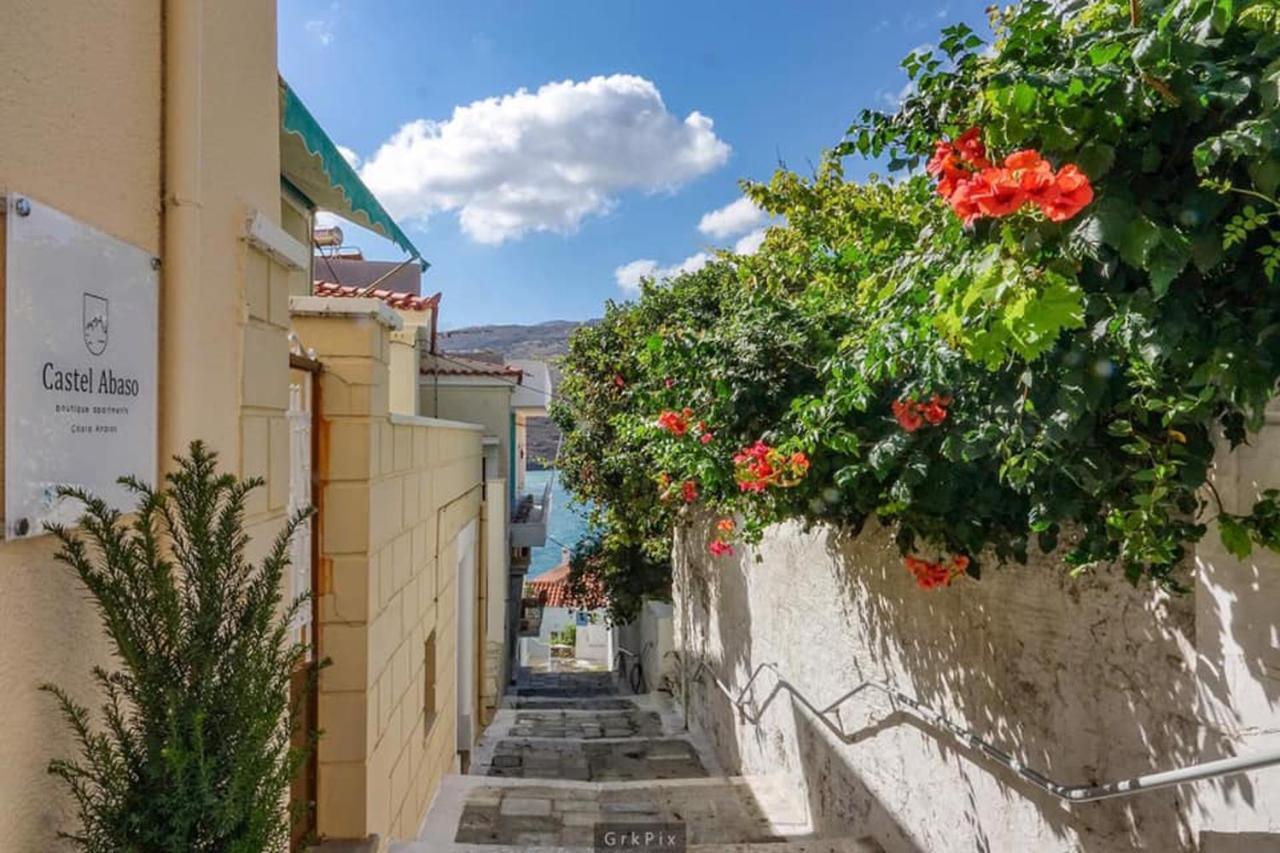 Castel Abaso Boutique Apartments By Explore Andros Andros Town Exterior foto