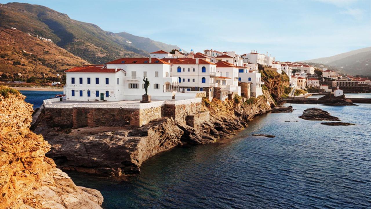 Castel Abaso Boutique Apartments By Explore Andros Andros Town Exterior foto