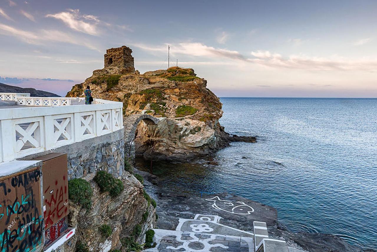 Castel Abaso Boutique Apartments By Explore Andros Andros Town Exterior foto