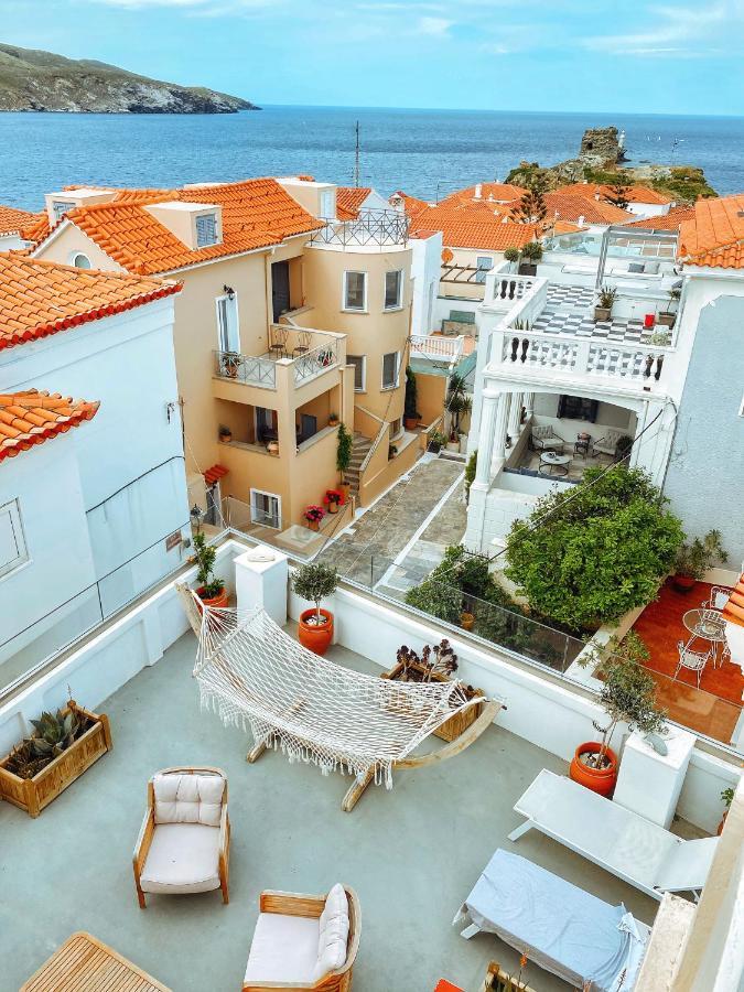 Castel Abaso Boutique Apartments By Explore Andros Andros Town Exterior foto