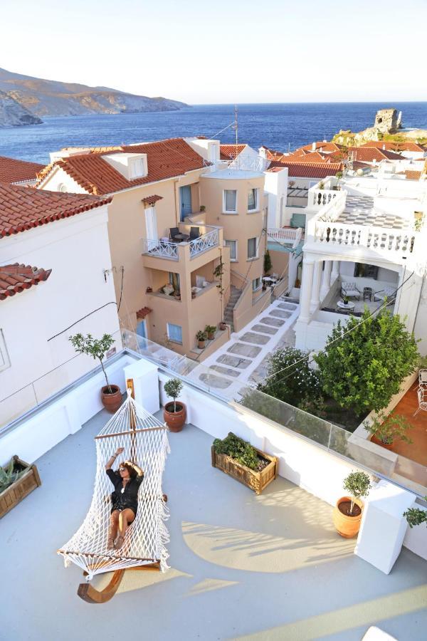Castel Abaso Boutique Apartments By Explore Andros Andros Town Exterior foto