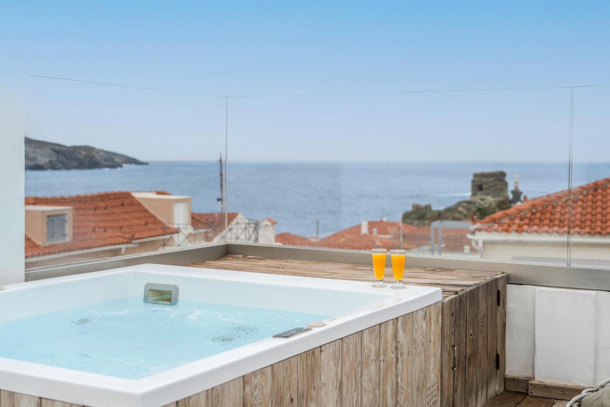 Castel Abaso Boutique Apartments By Explore Andros Andros Town Exterior foto