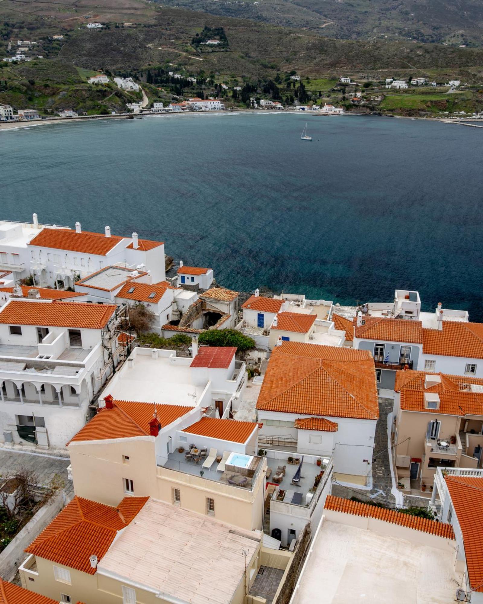Castel Abaso Boutique Apartments By Explore Andros Andros Town Exterior foto